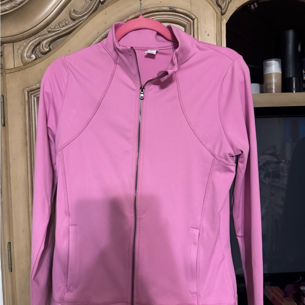 Brand New Gilly Hicks Pink Activewear Zip Jacket